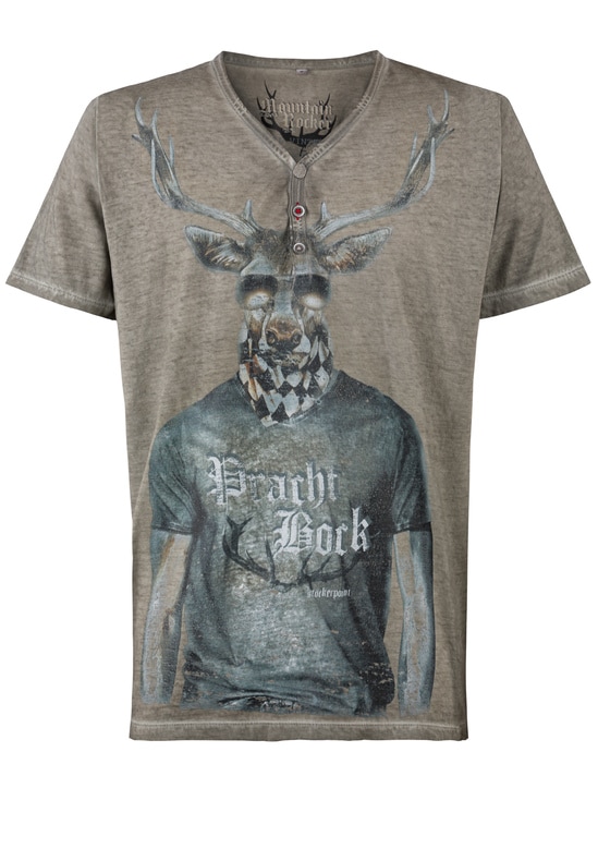 Shirt Prachtbock (stein, Gr. XL) von Stockerpoint Mountain Rocker für Herren, Oberteile, 100% Baumwolle product